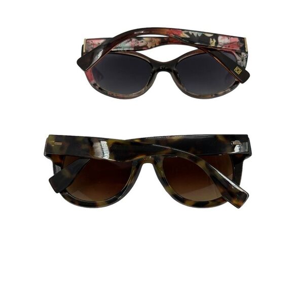 Foster Grant Sunglasses Camo Tortoise Ella and Floral Polarized Aisha Lot of 2 main image 5